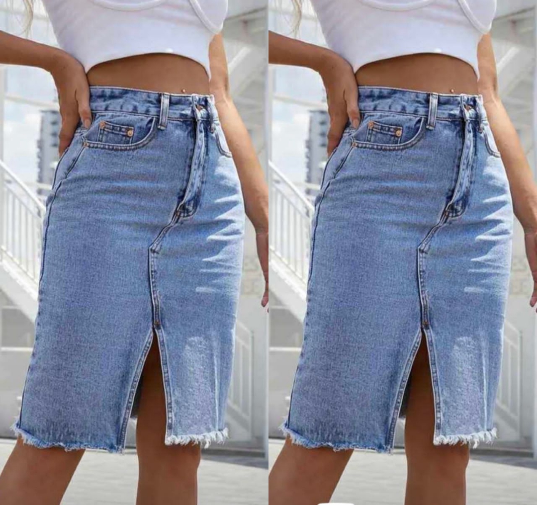 Long denim skirt  - Buy on Payuee e-Shop